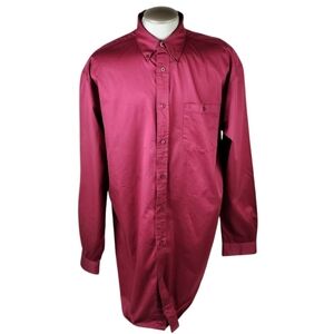 Wrangler 20X Button Down Western Shirt Pink Size XLT Cowboy Rodeo